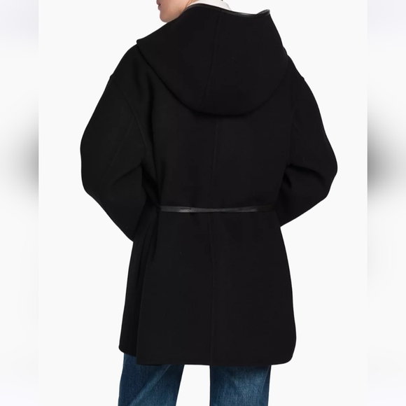 Bottega VenetaHooded Wool & Cashmere Wrap Coat 38 - Picture 8 of 10